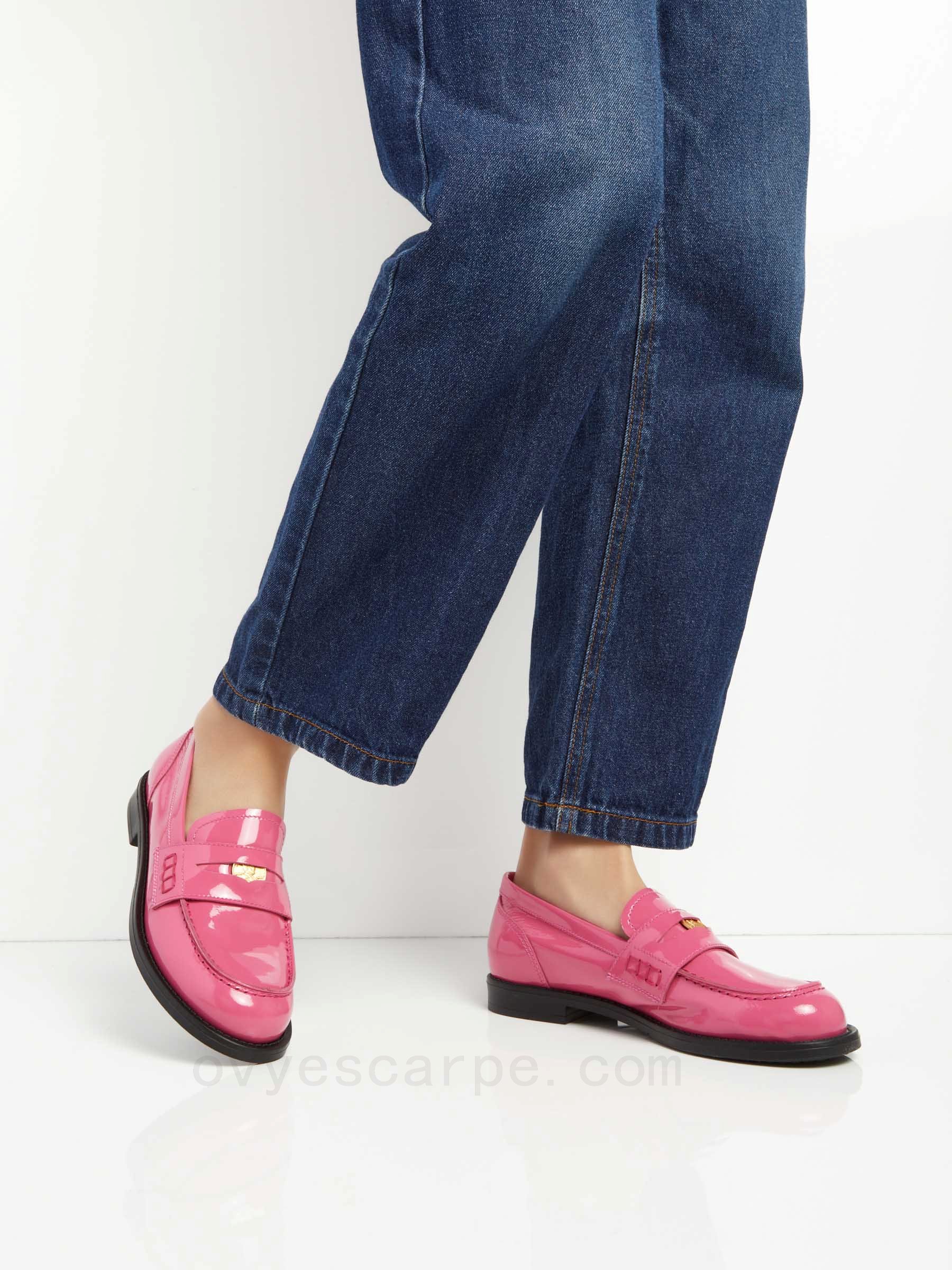 (image for) Patent Leather Loafer F08161027-0391 Vendita